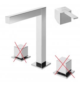 Bruma Escudo 2 Bateria umywalkowa 3-otworowa bez korka Chrom 1022501CR