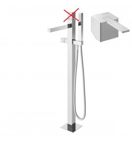 Bruma Escudo 2 Bateria wannowo-natryskowa wolnostojąca Chrom 1028001CR