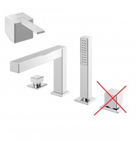 Bruma Escudo 2 Bateria wannowo-natryskowa 2-drożna na brzeg wanny Chrom 1023301CR