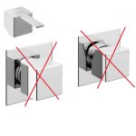 Bruma Escudo 2 Bateria wannowo-natryskowa 2-drożna podtynkowa Chrom 1021601CR