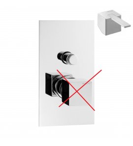 Bruma Escudo 2 Bateria wannowo-natryskowa 2-drożna podtynkowa Chrom 1021301CR