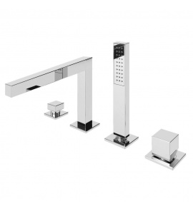 Bruma Escudo Bateria wannowo-natryskowa 2-drożna na brzeg wanny chrom 1023302CR