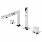 Bruma Escudo Bateria wannowo-natryskowa 2-drożna na brzeg wanny chrom 1023302CR