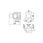 Bruma Escudo Mieszacz podtynkowy chrom 1021202CR