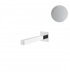 Bruma Escudo Wylewka umywalkowa ścienna 150 mm Pure White 1569433PW