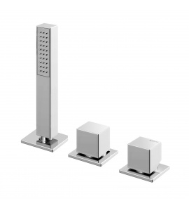 Bruma Escudo Zestaw natryskowy 2-drożna na brzeg wanny chrom 1025012CR