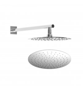 Bruma FlowQ Deszczownica ścienna Ø 250 mm z ramieniem ściennym Chrom 1455246CR