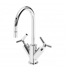 Bruma Genesi Bateria bidetowa 2-uchwytowa bez korka Chrom 1910201CR