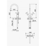 Bruma Genesi Bateria bidetowa 2-uchwytowa bez korka Chrom 1910201CR