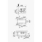 Bruma Genesi Bateria natryskowa termostatyczna podtynkowa ze słuchawką prysznicową Click-Clack Chrom 1912801CR
