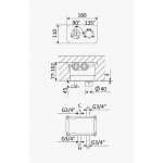 Bruma Genesi Bateria natryskowa termostatyczna podtynkowa z 2 wylotami Chrom 1916221CR