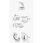 Bruma Genesi Bateria wannowo-natryskowa termostatyczna podtynkowa z deszczownicą sufitową Ø 250 mm ze słuchawką prysznicową i napełnianiem przez przelew Chrom 1915121CR