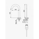 Bruma Genesi Wylewka umywalkowa nablatowa Chrom 1569445CR