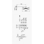 Bruma Genesi Zestaw wannowo-natryskowy termostatyczny podtynkowy z deszczownicą ścienną Ø 250 mm ze słuchawką prysznicową Chrom 1913121CR