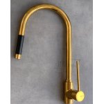    Bruma Ginger Bateria kuchenna z obrotową i wyciąganą wylewką sunrise PVD 1070521PR W MAGAZYNIE!! WIETRZENIE MAGAZYNÓW!!