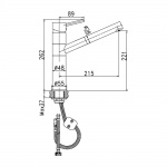 Bruma Ginger Bateria Zlewozmywakowa jednouchwytowa chrom 10705411