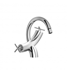 Bruma Hera Bateria bidetowa jednootworowa z korkiem Click-Clack chrom 1060210CR