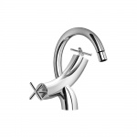 Bruma Hera Bateria bidetowa jednootworowa z korkiem Click-Clack chrom 1060210CR