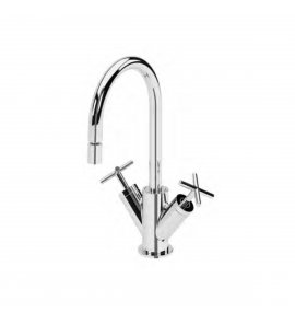 Bruma Hera Bateria bidetowa jednootworowa bez korka Chrom 1060900CR