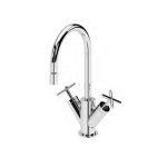 Bruma Hera Bateria bidetowa jednootworowa bez korka Chrom 1060900CR