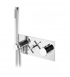 Bruma Hera Bateria natryskowa termostatyczna podtynkowa 2-drożna ze słuchawką prysznicową Chrom 1064420CR