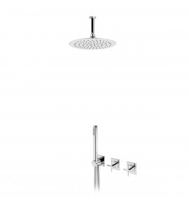 Bruma Hera Zestaw natryskowy podtynkowy z deszczownicą Ø 250 mm sufitową Chrom 1067530CR