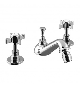 Bruma Imperial Bateria bidetowa 3-otworowa z korkiem automatycznym chrom 11706201