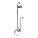 Bruma Imperial Zestaw natryskowy 200 mm Naścienny z ramieniem ściennym chrom 11726511