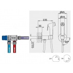 Bruma Premix Zawór mieszający termostatyczny podtynkowy 7330150CR W MAGAZYNIE!!