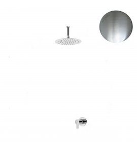 Bruma Leaf Bateria natryskowa podtynkowa z deszczownicą Ø 250 mm Satinox 1675621ST