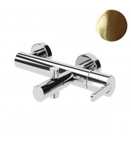 Bruma Leaf Bateria wannowo-natryskowa ścienna Sunrise PVD 1670301PR