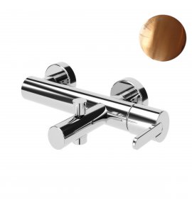 Bruma Leaf Bateria wannowo-natryskowa ścienna Sunset PVD 1670301PS