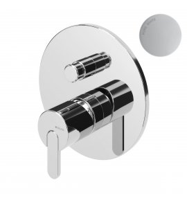 Bruma Leaf Bateria wannowo-natryskowa podtynkowa Pure White 1671301PW