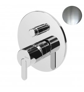 Bruma Leaf Bateria wannowo-natryskowa podtynkowa Satinox 1671301ST