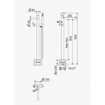    Bruma Leaf2 Bateria wannowo-natryskowa wolnostojąca Sunrise 1679802SR W MAGAZYNIE!!