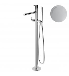 Bruma Leaf Bateria wannowo-natryskowa wolnostojąca Pure White 1679801PW