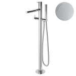 Bruma Leaf Bateria wannowo-natryskowa wolnostojąca Pure White 1679801PW