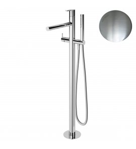 Bruma Leaf Bateria wannowo-natryskowa wolnostojąca Satinox 1679801ST