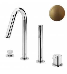 Bruma Leaf Bateria wannowo-natryskowa Na brzeg wanny Sunrise 1679901SR