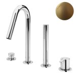 Bruma Leaf Bateria wannowo-natryskowa Na brzeg wanny Sunrise 1679901SR