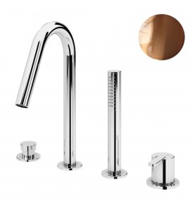 Bruma Leaf Bateria wannowo-natryskowa Na brzeg wanny Sunset 1679901SS