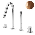 Bruma Leaf Bateria wannowo-natryskowa Na brzeg wanny Sunset 1679901SS