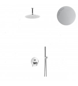 Bruma Leaf Zestaw natryskowa podtynkowy z deszczownicą Ø 230 mm Pure White 1675401PW