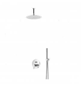 Bruma Leaf Zestaw natryskowa podtynkowy z deszczownicą Ø 250 mm Chrom 1675421CR