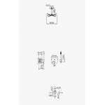 Bruma Leaf2 Zestaw natryskowa podtynkowy z deszczownicą Ø 300 mm Pure White 1675432PW