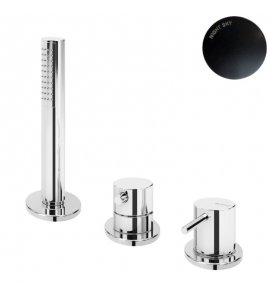 Bruma Leaf2 Bateria natryskowa stojąca z zestawem prysznicowym Night Sky 1675012NS