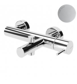 Bruma Leaf2 Bateria wannowo-natryskowa ścienna Pure White 1670302PW