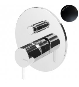 Bruma Leaf2 Bateria wannowo-natryskowa podtynkowa Night Sky 1671302NS