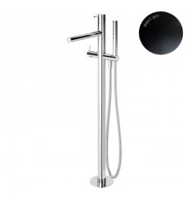 Bruma Leaf2 Bateria wannowo-natryskowa wolnostojąca Night Sky 1679802NS