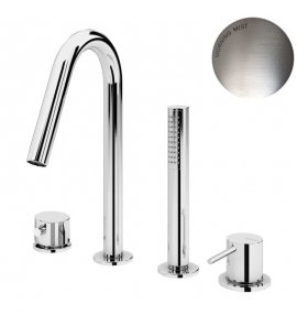 Bruma Leaf2 Bateria wannowo-natryskowa Na brzeg wanny Morning Mist 1679902MM